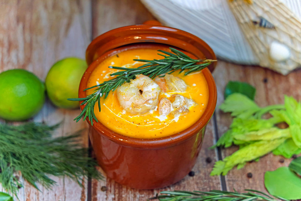 Golden Shrimp Coconut Soup